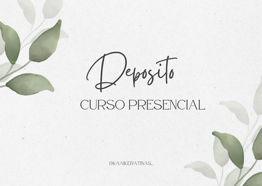 Deposito curso presencial